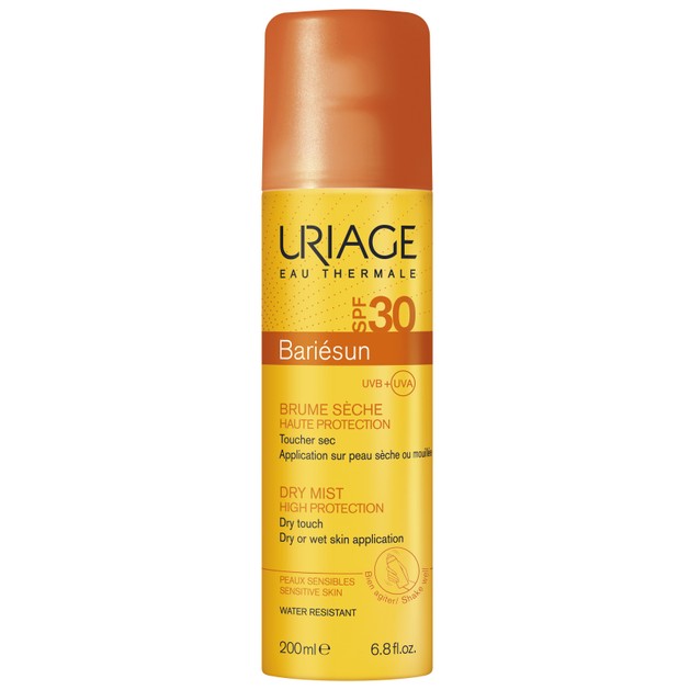 Uriage Bariesun Spf30 Dry Mist High Protection Αντηλιακό Mist Προσώπου Σώματος Υψηλής Προστασίας για Ματ Αποτέλεσμα 200ml Uriage Bariesun Spf30 Dry Mist High Protection Αντηλιακό Mist Προσώπου Σώματος Υψηλής Προστασίας για Ματ Αποτέλεσμα 200ml