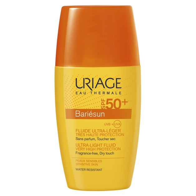 Uriage Bariesun Spf50+ Ultra-Light Fluide Πολύ Λεπτόρρευστη Αντηλιακή Λοσιόν Προσώπου Πολύ Υψηλής Προστασίας Χωρίς Άρωμα 30ml Uriage Bariesun Spf50+ Ultra-Light Fluide Πολύ Λεπτόρρευστη Αντηλιακή Λοσιόν Προσώπου Πολύ Υψηλής Προστασίας Χωρίς Άρωμα 30ml