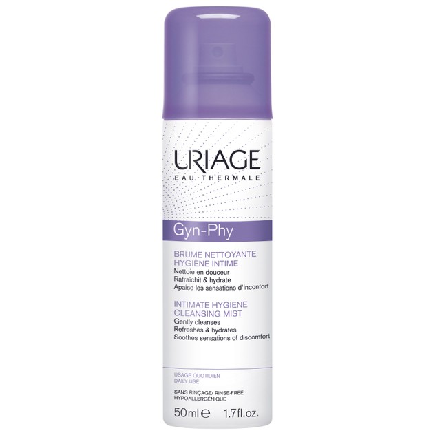 Uriage Eau Thermale Gyn-Phy Intimate Hygiene Cleansing Mist Καθαρίζει Αναζωογονεί και Καταπραΰνει την Ευαίσθητη Περιοχή 50ml Uriage Eau Thermale Gyn-Phy Intimate Hygiene Cleansing Mist Καθαρίζει Αναζωογονεί και Καταπραΰνει την Ευαίσθητη Περιοχή 50ml