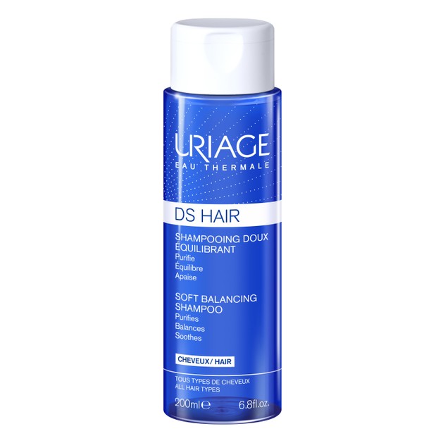 Uriage Eau Thermale Ds Hair Soft Balancing Shampoo Καταπραΰνει το Τριχωτό της Κεφαλής και Παρέχει Άνεση και Φρεσκάδα 200ml Uriage Eau Thermale Ds Hair Soft Balancing Shampoo Καταπραΰνει το Τριχωτό της Κεφαλής και Παρέχει Άνεση και Φρεσκάδα 200ml