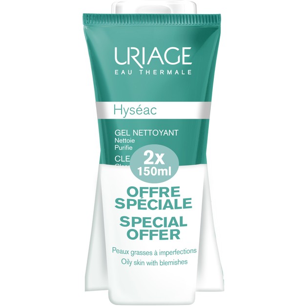 Uriage Πακέτο Προσφοράς Hyseac Gel Nettoyant 2x150ml Uriage Πακέτο Προσφοράς Hyseac Gel Nettoyant 2x150ml