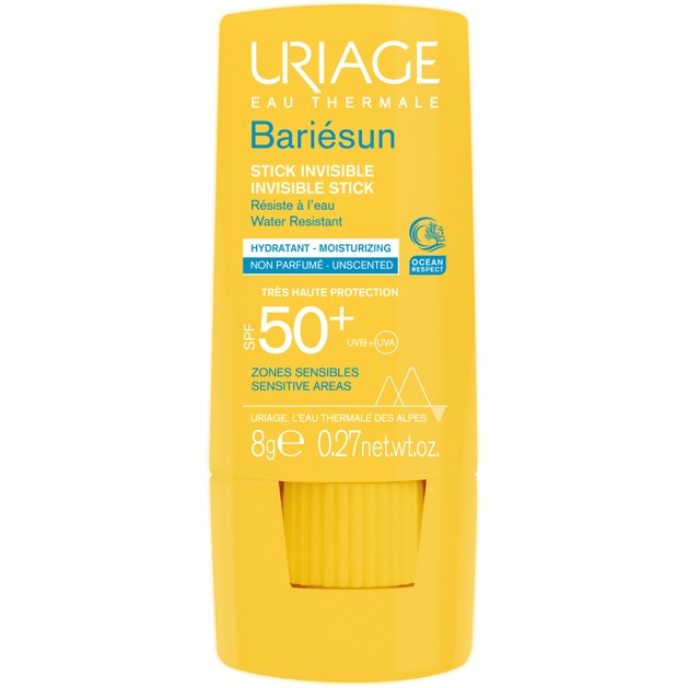 Uriage Bariesun Spf50+ Invisible Stick Very High Protection for Sensitive Areas 8gr Uriage Bariesun Spf50+ Invisible Stick Very High Protection for Sensitive Areas 8gr