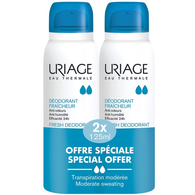 Uriage Πακέτο Προσφοράς Eau Thermale Fresh Deodorant Spray 2x125ml Uriage Πακέτο Προσφοράς Eau Thermale Fresh Deodorant Spray 2x125ml