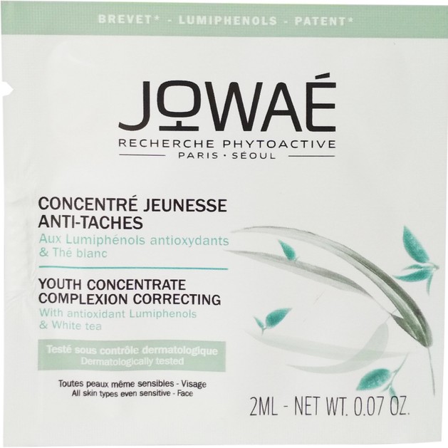 Δείγμα Jowae Youth Concentrate Complexion Correcting Συμπυκνωμένος Ορός Νεότητας Κατά των Κηλίδων, Όλοι οι Τύποι Επιδερμίδας 2ml Δείγμα Jowae Youth Concentrate Complexion Correcting Συμπυκνωμένος Ορός Νεότητας Κατά των Κηλίδων, Όλοι οι Τύποι Επιδερμίδας 2ml