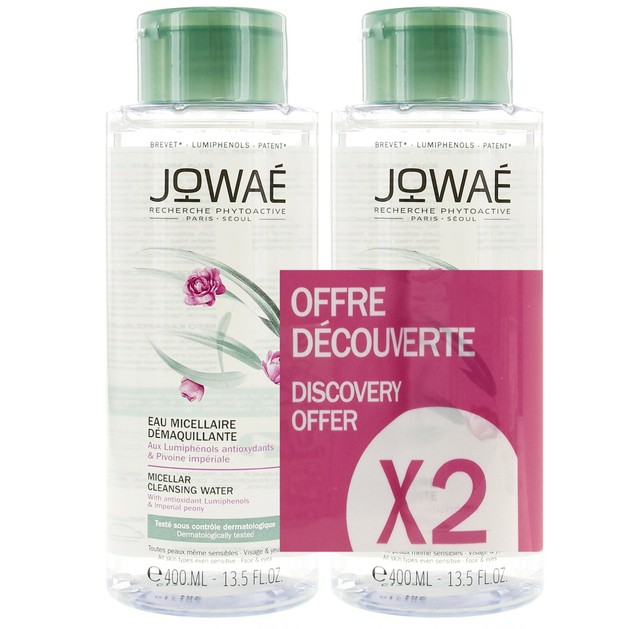 Jowae Duo Pack Micellar Cleansing Water Νερό Καθαρισμού & Ντεμακιγιάζ Προσώπου-Ματιών με Μικύλλια 2x400ml Jowae Duo Pack Micellar Cleansing Water Νερό Καθαρισμού & Ντεμακιγιάζ Προσώπου-Ματιών με Μικύλλια 2x400ml