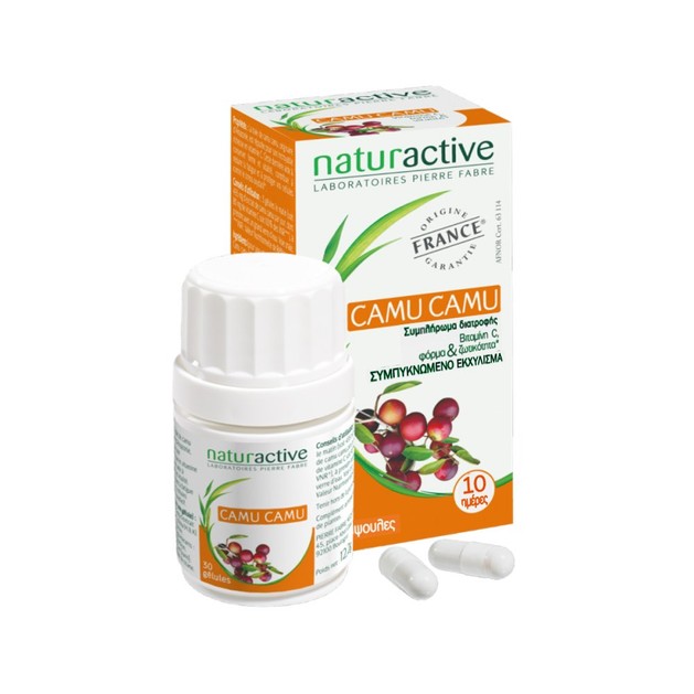 Naturactive Camu Camu Συμπλήρωμα Διατροφής που Αποτελεί Φυσική Πηγή Βιταμίνης C 30caps Naturactive Camu Camu Συμπλήρωμα Διατροφής που Αποτελεί Φυσική Πηγή Βιταμίνης C 30caps