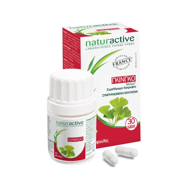 Naturactive Ginkgo Biloba Συμβάλει στην Ενίσχυση της Μνήμης & στην Τόνωση της Κυκλοφορίας στον Εγκέφαλο 60caps Naturactive Ginkgo Biloba Συμβάλει στην Ενίσχυση της Μνήμης & στην Τόνωση της Κυκλοφορίας στον Εγκέφαλο 60caps