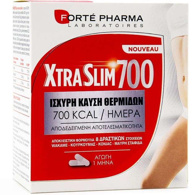 Forte Pharma Xtra Slim 700 Συμπλήρωμα Διατροφής για Απώλεια Βάρους & Ισχυρή Καύση Θερμίδων 120 caps Forte Pharma Xtra Slim 700 Συμπλήρωμα Διατροφής για Απώλεια Βάρους & Ισχυρή Καύση Θερμίδων 120 caps