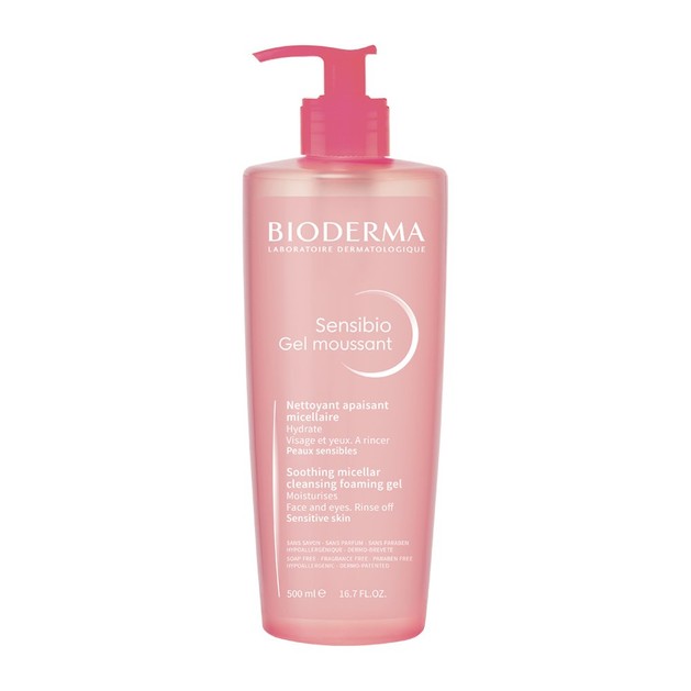 Bioderma Sensibio Gel Moussant Καταπραϋντικό Ήπιο Τζελ Καθαρισμού για Ευαίσθητες Επιδερμίδες, 500ml Bioderma Sensibio Gel Moussant Καταπραϋντικό Ήπιο Τζελ Καθαρισμού για Ευαίσθητες Επιδερμίδες, 500ml