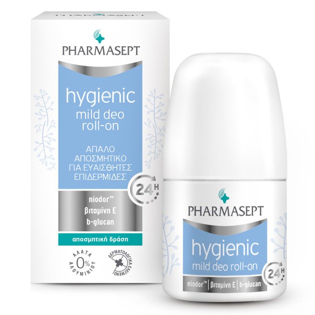 Pharmasept Hygienic Mild Deo 24h Roll-On Απαλό Αποσμητικό για Ευαίσθητες Επιδερμίδες 50ml Pharmasept Hygienic Mild Deo 24h Roll-On Απαλό Αποσμητικό για Ευαίσθητες Επιδερμίδες 50ml