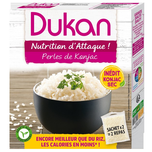 Dukan Nutrition d\' Attaque Perles de Konjac 2x50gr Dukan Nutrition d\' Attaque Perles de Konjac 2x50gr