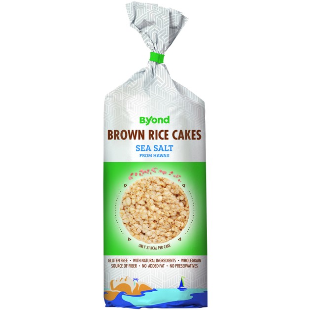 B.Yond Brown Rice Cakes 12 Sea Salt from Hawaii 100g B.Yond Brown Rice Cakes 12 Sea Salt from Hawaii 100g