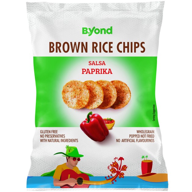 B.Yond Brown Rice Chips Salsa Paprika 70g B.Yond Brown Rice Chips Salsa Paprika 70g