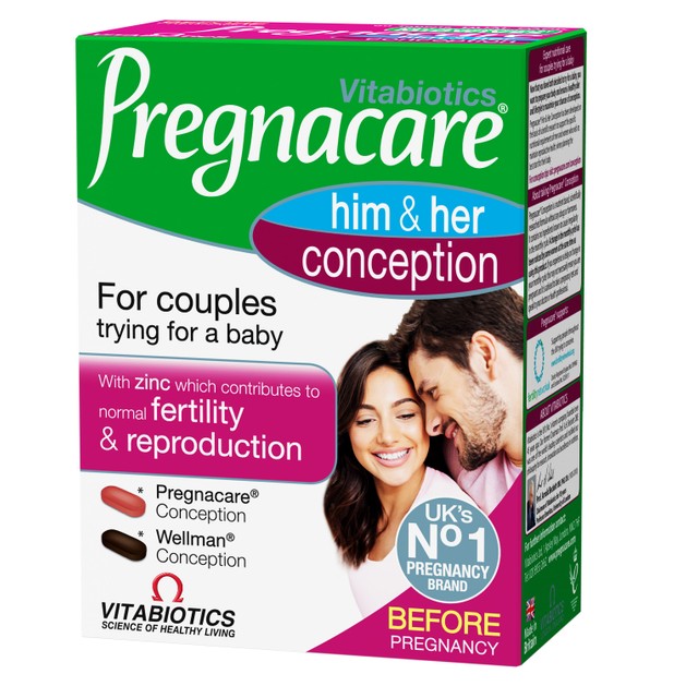 Vitabiotics Pregnacare His & Her Conception 30tabs & 30tabs Vitabiotics Pregnacare His & Her Conception 30tabs & 30tabs