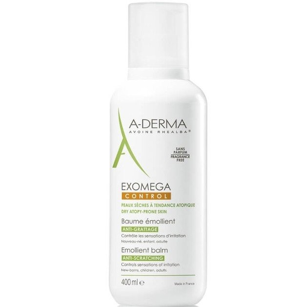A-Derma Exomega Control Baume Emolliente Μαλακτικό Βάλσαμο για το Ατοπικό & Πολύ Ξηρό Δέρμα για Πρόσωπο & Σώμα,Promo -15% 400ml A-Derma Exomega Control Baume Emolliente Μαλακτικό Βάλσαμο για το Ατοπικό & Πολύ Ξηρό Δέρμα για Πρόσωπο & Σώμα,Promo -15% 400ml