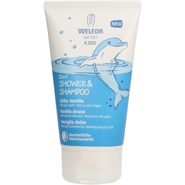 Weleda Kids 2 in 1 Shampoo & Body Wash Παιδικό Σαμπουάν & Αφρόλουτρο Γλυκιά Βανίλια 150ml Weleda Kids 2 in 1 Shampoo & Body Wash Παιδικό Σαμπουάν & Αφρόλουτρο Γλυκιά Βανίλια 150ml