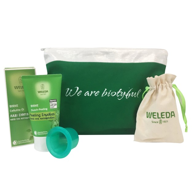 Weleda Πακέτο Προσφοράς Σετ Κατά της Κυτταρίτιδας με Λάδι 100ml & Peeling Σημύδας 150ml & Δώρο Κύπελλο Μασάζ Weleda Πακέτο Προσφοράς Σετ Κατά της Κυτταρίτιδας με Λάδι 100ml & Peeling Σημύδας 150ml & Δώρο Κύπελλο Μασάζ