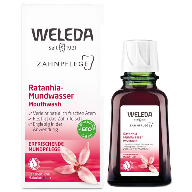Weleda Ratanhia Mouthwash 50ml Weleda Ratanhia Mouthwash 50ml