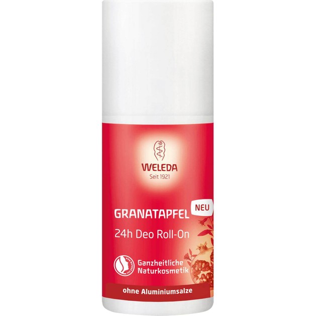 Weleda Granatapfel 24h Deo Roll-On Αποσμητικό Roll-On 24ωρης Προστασίας με Ρόδι για Αισθησιακό Άρωμα 50ml Weleda Granatapfel 24h Deo Roll-On Αποσμητικό Roll-On 24ωρης Προστασίας με Ρόδι για Αισθησιακό Άρωμα 50ml
