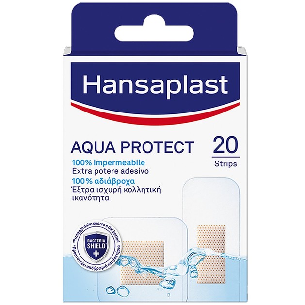 Hansaplast Aqua Protect Sterile Strips 20 Τεμάχια Hansaplast Aqua Protect Sterile Strips 20 Τεμάχια