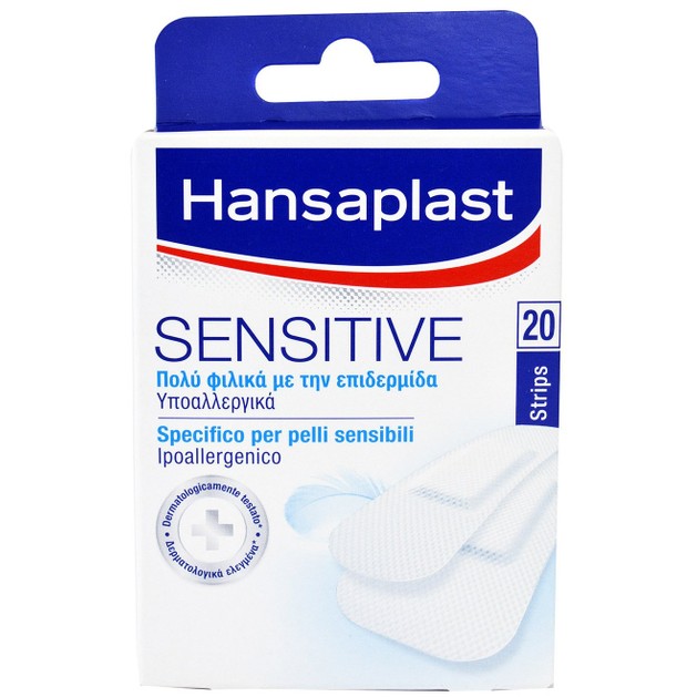 Hansaplast Sensitive 20 Τεμάχια Hansaplast Sensitive 20 Τεμάχια