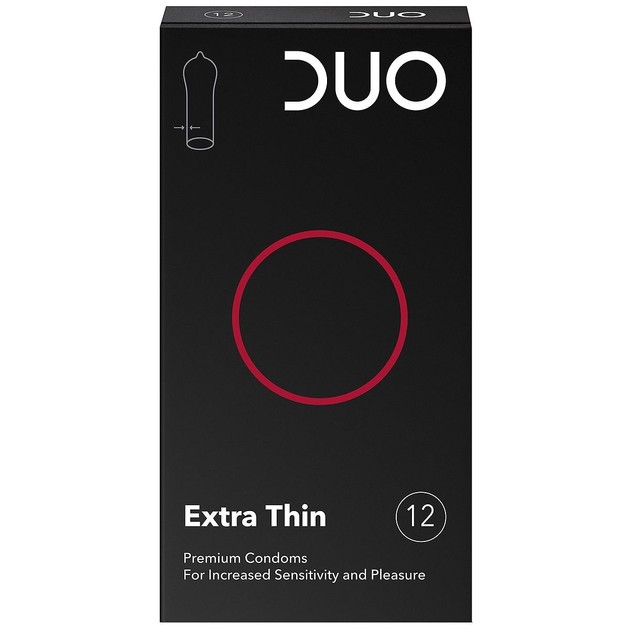 Duo Extra Thin Λεπτό Προφυλακτικό Για Μεγαλύτερη Αίσθηση Και Ευχαρίστηση 12 τεμάχια Duo Extra Thin Λεπτό Προφυλακτικό Για Μεγαλύτερη Αίσθηση Και Ευχαρίστηση 12 τεμάχια