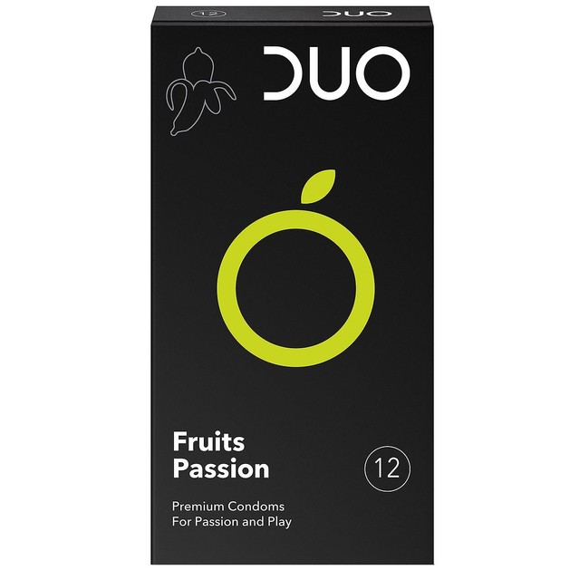 Duo Flavoured Fruits Passion Προφυλακτικά Με Γεύσεις 12 τεμάχια Duo Flavoured Fruits Passion Προφυλακτικά Με Γεύσεις 12 τεμάχια