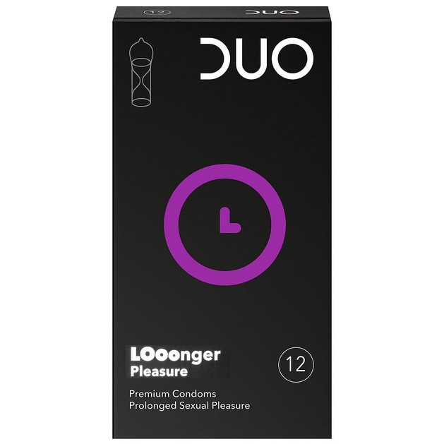 Duo Longer Pleasure Προφυλακτικά Με Επιβραδυντικό 12τμχ Duo Longer Pleasure Προφυλακτικά Με Επιβραδυντικό 12τμχ