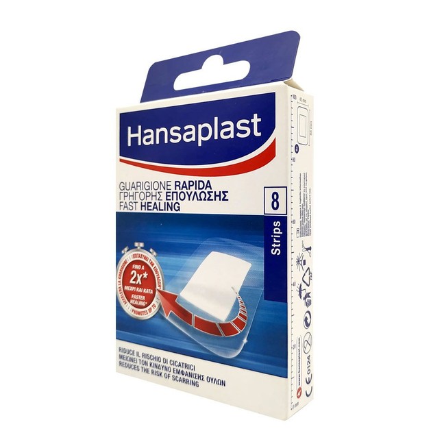 Hansaplast Fast Healing Επιθέματα Γρήγορης Επούλωσης 8 τεμάχια Hansaplast Fast Healing Επιθέματα Γρήγορης Επούλωσης 8 τεμάχια
