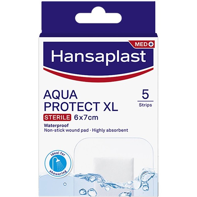 Hansaplast Aqua Protect XL Sterile Strips 6x7cm 5 Τεμάχια Hansaplast Aqua Protect XL Sterile Strips 6x7cm 5 Τεμάχια