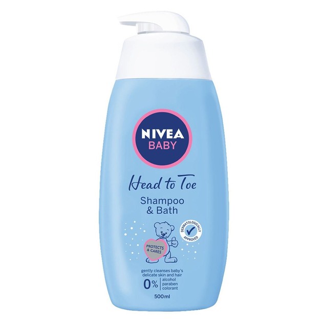 Nivea Baby Head to Toe Βρεφικό Σαμπουάν & Αφρόλουτρο 500ml Nivea Baby Head to Toe Βρεφικό Σαμπουάν & Αφρόλουτρο 500ml
