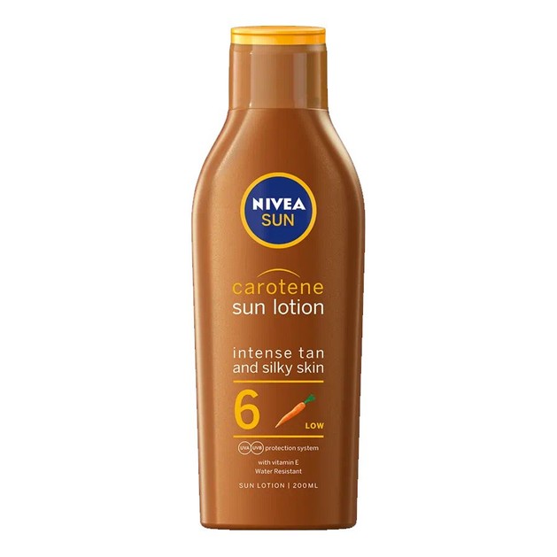 Nivea Sun Carotene Lotion Spf6 for Intense Tan 200ml Nivea Sun Carotene Lotion Spf6 for Intense Tan 200ml