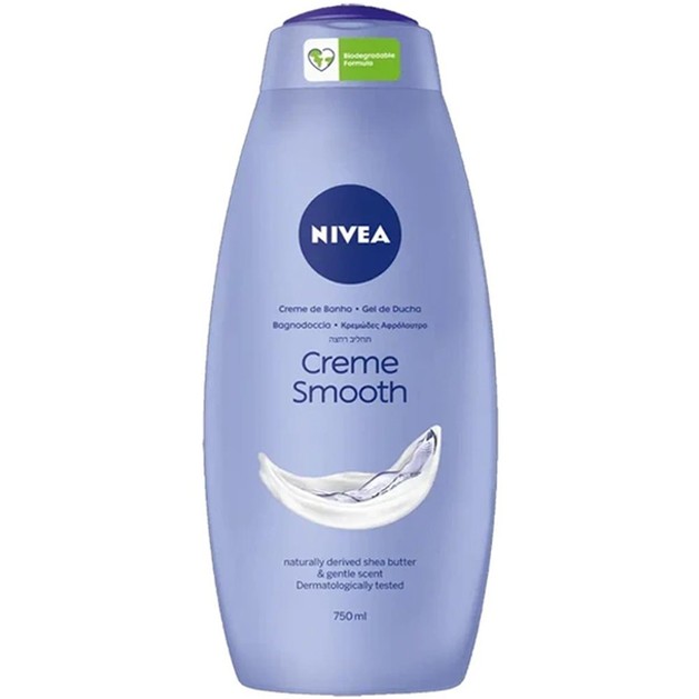 Nivea Creme Smooth Shower 750ml Nivea Creme Smooth Shower 750ml