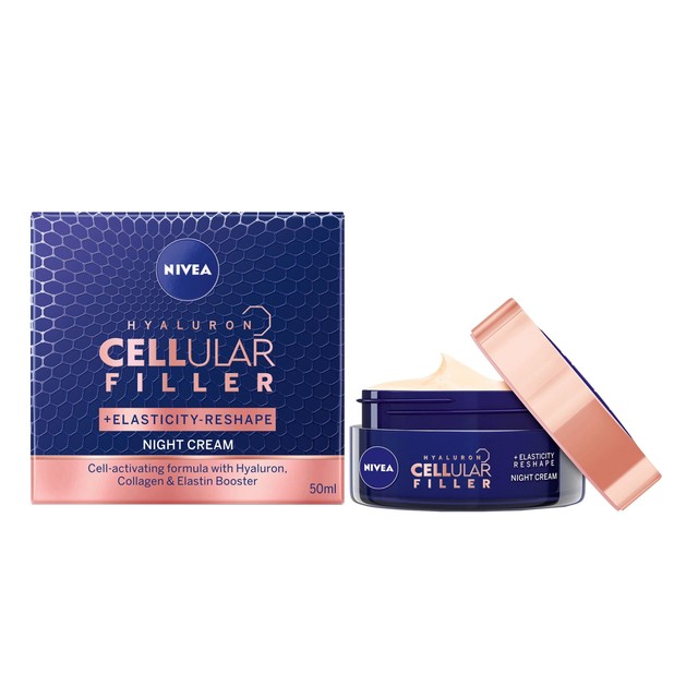 Nivea Hyaluron Cellular Filler Elastic & Reshape Night Cream 50ml Nivea Hyaluron Cellular Filler Elastic & Reshape Night Cream 50ml