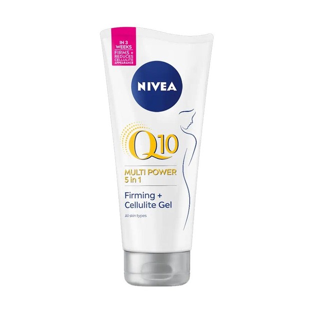 Nivea Q10 Multi Power 5 in 1 Firming & Cellulite Gel for All Skin Types 200ml Nivea Q10 Multi Power 5 in 1 Firming & Cellulite Gel for All Skin Types 200ml