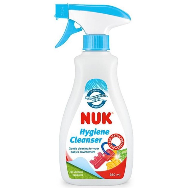Nuk Hygiene Cleanser Καθαριστικό Υγιεινής για Επιφάνειες & Παιχνίδια 360ml Nuk Hygiene Cleanser Καθαριστικό Υγιεινής για Επιφάνειες & Παιχνίδια 360ml