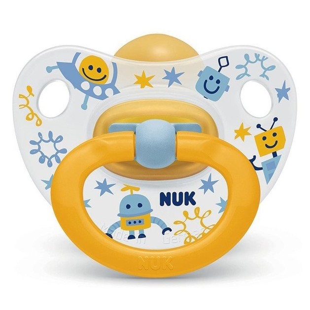 Nuk Classic Happy Kids Πιπίλα απο Καουτσούκ με Κρίκο Μεγέθους (6-18 Μηνών) 1τμχ Nuk Classic Happy Kids Πιπίλα απο Καουτσούκ με Κρίκο Μεγέθους (6-18 Μηνών) 1τμχ