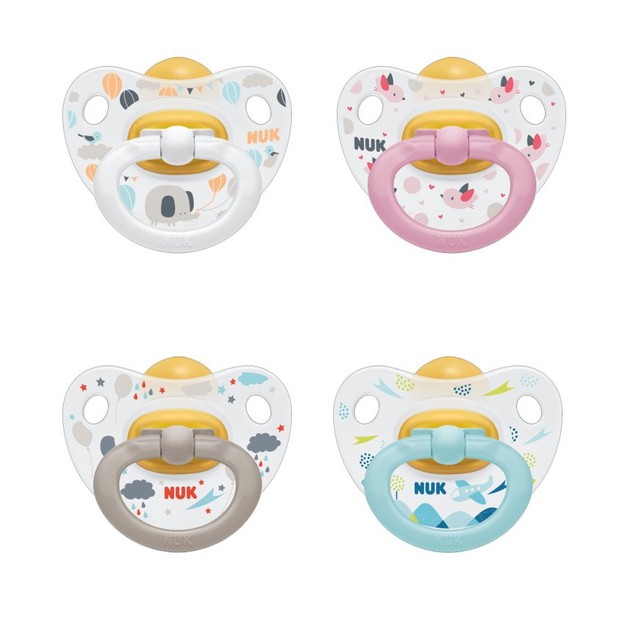 Nuk Happy Kids Ορθοδοντική Πιπίλα από Καουτσούκ με Κρίκο 1 Τεμάχιο Nuk Happy Kids Ορθοδοντική Πιπίλα από Καουτσούκ με Κρίκο 1 Τεμάχιο