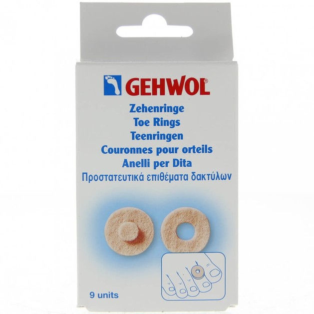 Gehwol Toe Ring 9 Τεμάχια Gehwol Toe Ring 9 Τεμάχια