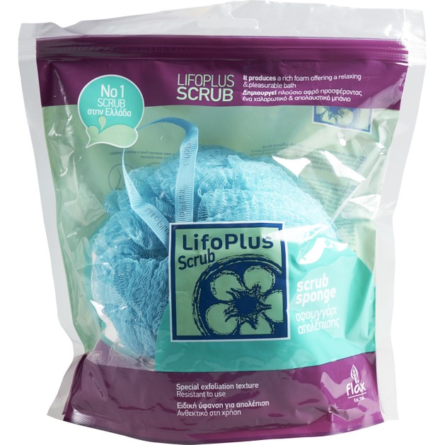 Lifoplus Scrub Σφουγγάρι Απολέπισης Σιέλ 1 Τεμάχιο Lifoplus Scrub Σφουγγάρι Απολέπισης Σιέλ 1 Τεμάχιο