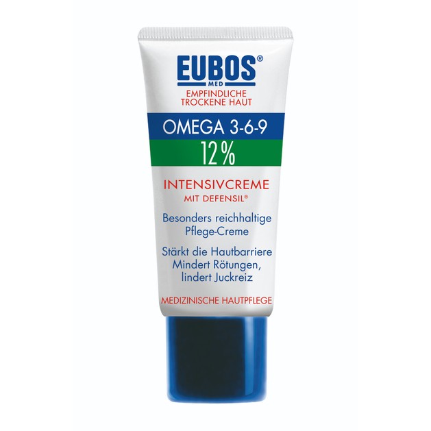 Eubos Omega 3-6-9 Intensive Cream Defensil Πλούσιο Εντατικό Γαλάκτωμα Σώματος με Ωμέγα Λιπαρά Οξέα 50ml Eubos Omega 3-6-9 Intensive Cream Defensil Πλούσιο Εντατικό Γαλάκτωμα Σώματος με Ωμέγα Λιπαρά Οξέα 50ml