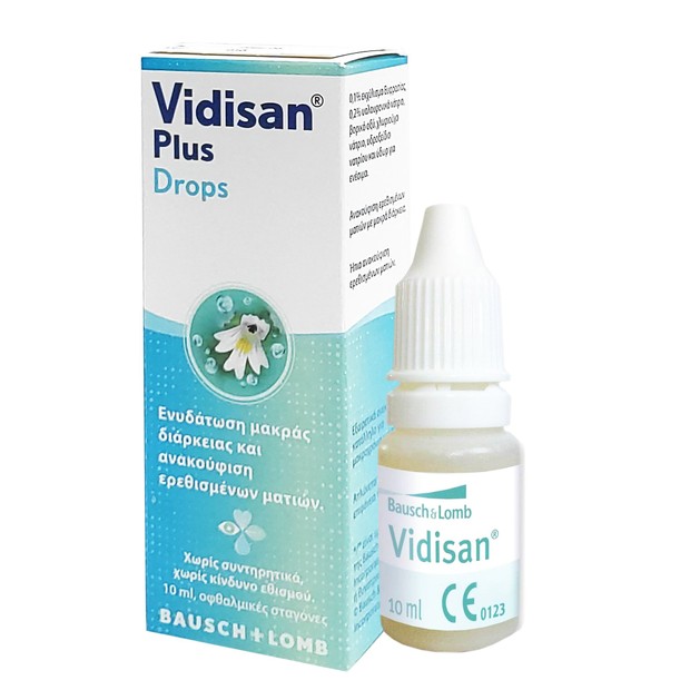 Bausch & Lomb Vidisan Οφθαλμικές Σταγόνες 10ml Bausch & Lomb Vidisan Οφθαλμικές Σταγόνες 10ml