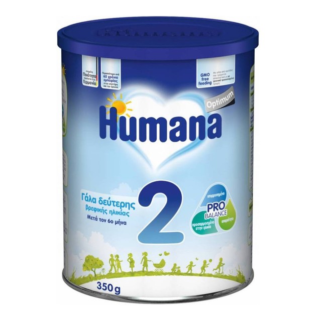 Humana Optimum 2 Βρεφικό Γάλα Μετά τον 6ο Μήνα 350gr Humana Optimum 2 Βρεφικό Γάλα Μετά τον 6ο Μήνα 350gr