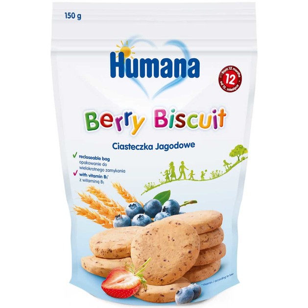 Humana Berry Biscuit 12m+, 150g Humana Berry Biscuit 12m+, 150g