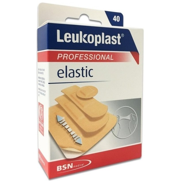 Leukoplast Professional Elastic Αυτοκόλλητα Επιθέματα σε 4 Διαφορετικά Μεγέθη 40 Τεμάχια Leukoplast Professional Elastic Αυτοκόλλητα Επιθέματα σε 4 Διαφορετικά Μεγέθη 40 Τεμάχια