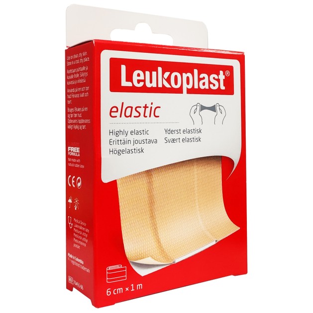 Leukoplast Elastic 6cmx1m, 1 Τεμάχιο Leukoplast Elastic 6cmx1m, 1 Τεμάχιο