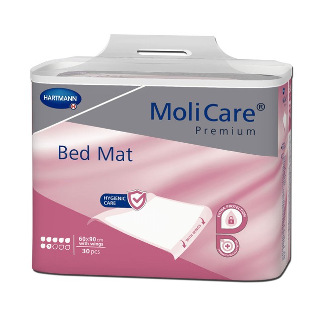 Hartmann MoliCare Premium Bed Mat Υποσέντονα Μίας Χρήσης Υψηλής Απορροφητικότητας 60x90cm με Φτερά 30τμχ Hartmann MoliCare Premium Bed Mat Υποσέντονα Μίας Χρήσης Υψηλής Απορροφητικότητας 60x90cm με Φτερά 30τμχ