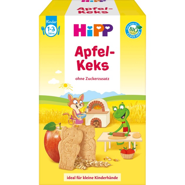 Hipp Παιδικό Βιολογικό Μπισκότο Μήλου Χωρίς Προσθήκη Ζάχαρης Από 1 Έως 3 Ετών 150gr Hipp Παιδικό Βιολογικό Μπισκότο Μήλου Χωρίς Προσθήκη Ζάχαρης Από 1 Έως 3 Ετών 150gr