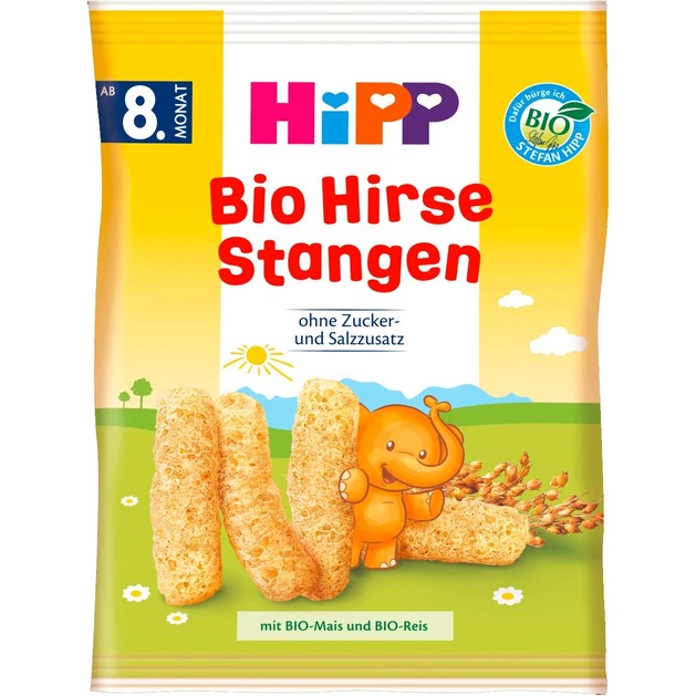 Hipp Bio Hirse Stangen 30gr Hipp Bio Hirse Stangen 30gr