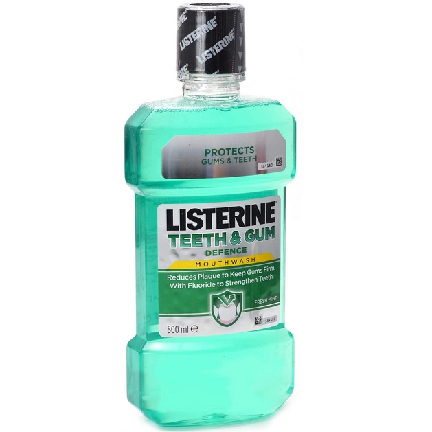 Listerine Teeth & Gum Defence Ενδυναμώνει τα Δόντια & Προστατεύει τα Ούλα 500ml Listerine Teeth & Gum Defence Ενδυναμώνει τα Δόντια & Προστατεύει τα Ούλα 500ml